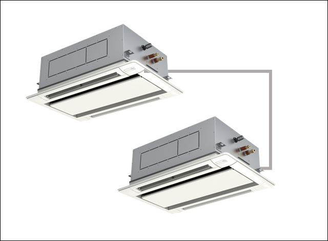 病院・医院での施工実績_天井埋込カセット形