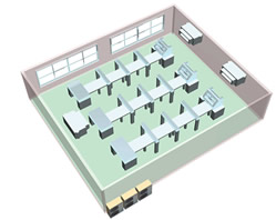 設備用エアコンのイメージ